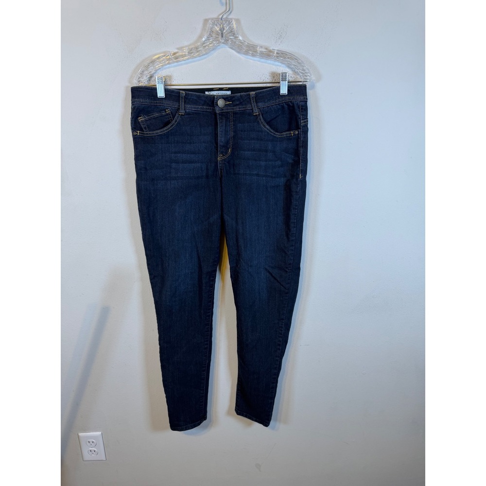 Artisan Crafted by Democracy Womens Skinny Jeans Dark Wash Indigo Size 10